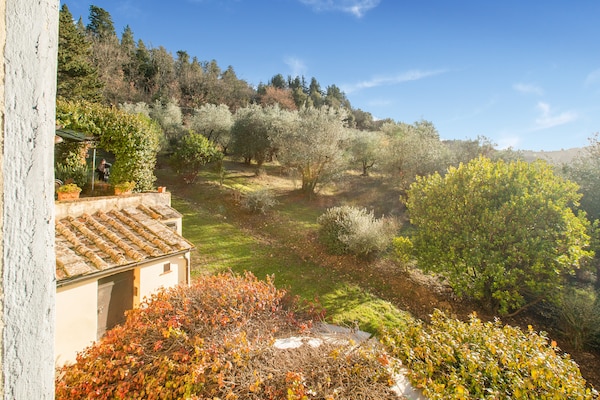 Foto van Wijnproeverijen, heuvels en Toscaanse huizen - Vakantiehuis in San Casciano in Val di Pesa - ViewSummer