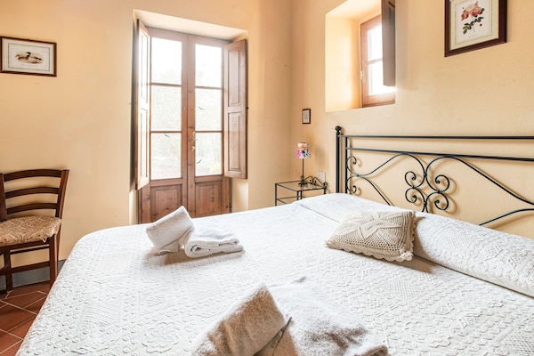 Foto van Cottage in Toscane met zwembad en barbecue - Vakantiehuis in San Casciano in Val di Pesa - BedRoom
