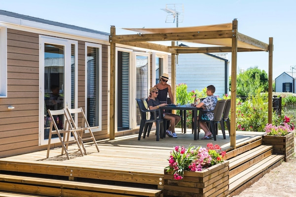 Foto van Stacaravan Vendres-Plage voor 4 personen - Vakantiehuis in Vendres-Plage - terrace