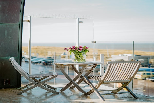 Foto van Appartement in Egmond met Uitzicht op Zee - Vakantiehuis in Egmond aan zee - TerraceBalcony