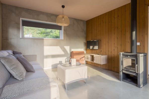Foto van Lodge in Vlissingen bij Noordzeestrand - Vakantiehuis in Vlissingen - LivingRoom
