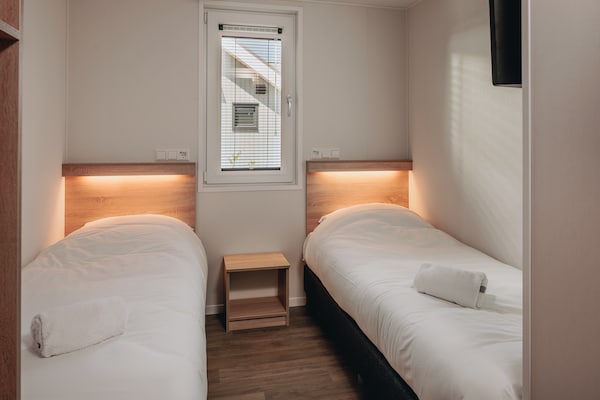 Foto van Lodge in Zeeland bij Nieuwvliet Strand - Vakantiehuis in Nieuwvliet-Bad - BedRoom