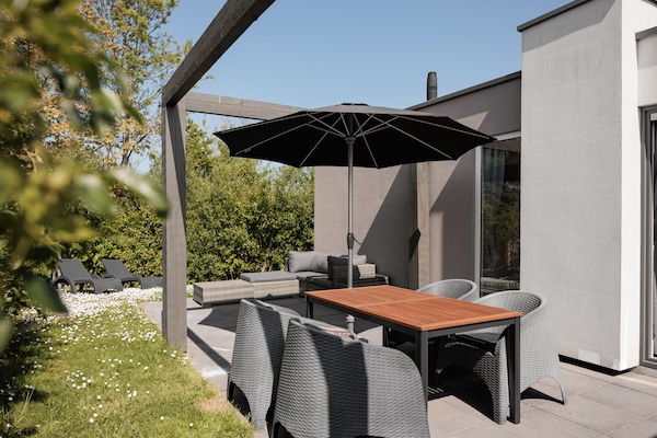Foto van Lodge in Zeebad vlak bij het strand - Vakantiehuis in Breskens - TerraceBalcony