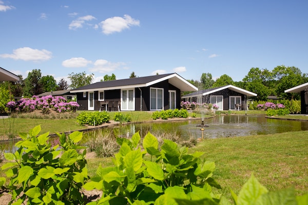 Foto van Chalet in Nederland bij Vijver - Vakantiehuis in Veldhoven - ExteriorSummer