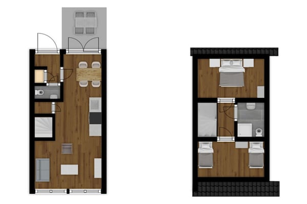 Foto van Appartement in Maastricht met Zwembad - Vakantiehuis in Maastricht - FloorPlan