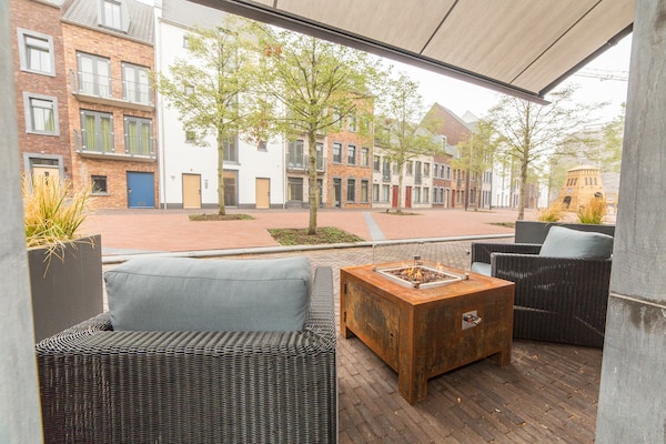 Foto van Moderne retraite in Maastricht - Vakantiehuis in Maastricht - TerraceBalcony