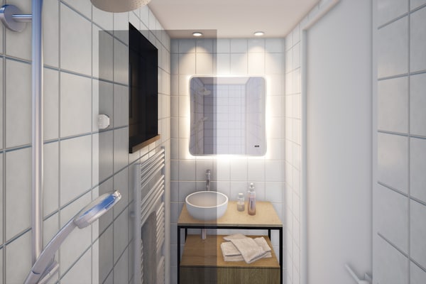 Foto van Luxe lodge met dakterras in Gulpen - Vakantiehuis in Gulpen - BathRoom