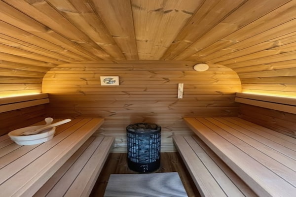 Foto van Woonboot Mookerplas met uitzicht - Vakantiehuis in Middelaar - Sauna