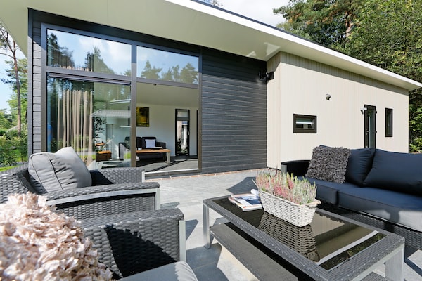 Foto van Chique boslodge met sauna - Vakantiehuis in Markelo - TerraceBalcony