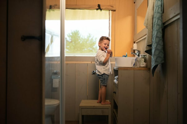 Foto van Luxe Familietent met Speelruimte - Vakantiehuis in Balkbrug - Ambiance