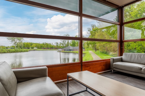 Foto van Grote huisdiervriendelijke lodge - Vakantiehuis in Gasselternijveen - TerraceBalcony