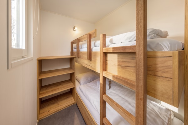 Foto van Modern chalet nabij bos - Vakantiehuis in Gasselternijveen - BedRoom