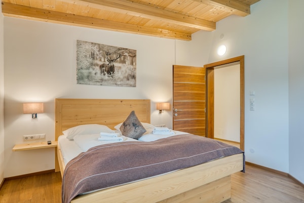 Foto van Vakantiehuis in Neukirchen met Bergzicht - Vakantiehuis in Neukirchen - BedRoom
