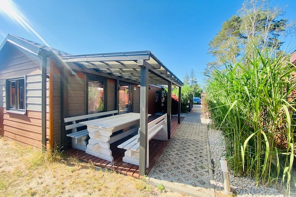 Foto van Bungalow in Dziwnów bij Oostzee Promenade - Vakantiehuis in Dziwnow - ExteriorSummer