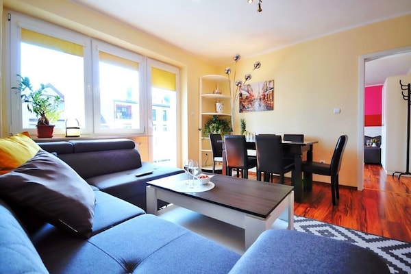 Foto van Appartement met balkon vlakbij het strand - Vakantiehuis in Ustronie Morskie - DiningRoom
