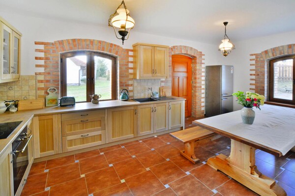 Foto van Comfortabel landelijk vakantiehuis, Grabczyn - Vakantiehuis in Wierzchowo - Kitchen